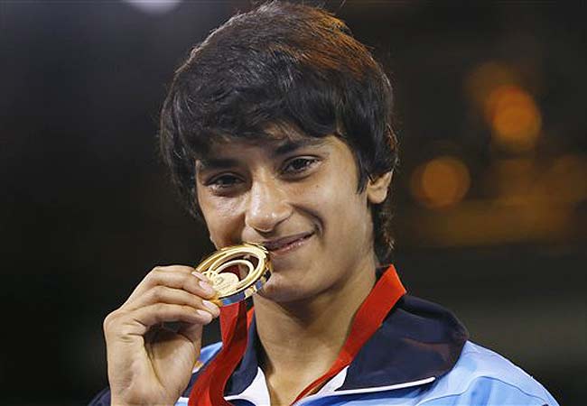 विनेश ने 48 किलोवर्ग फ्री स्टाइल कुश्ती में जीता गोल्ड