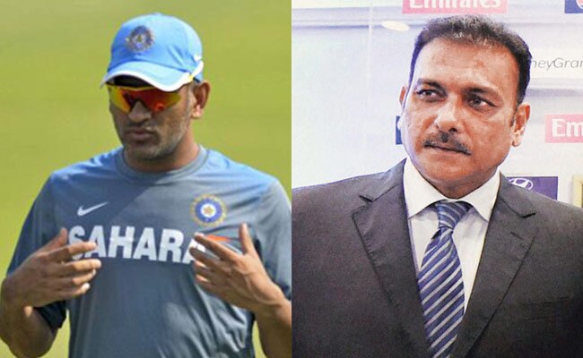 धोनी, फ्लेचर और शास्त्री