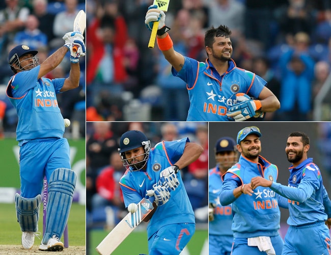 धोनी, रैना, रोहित और जडेजा के धमाल से जीती टीम इंडिया