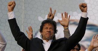 पाकिस्तान में विपक्षी नेता इमरान खान