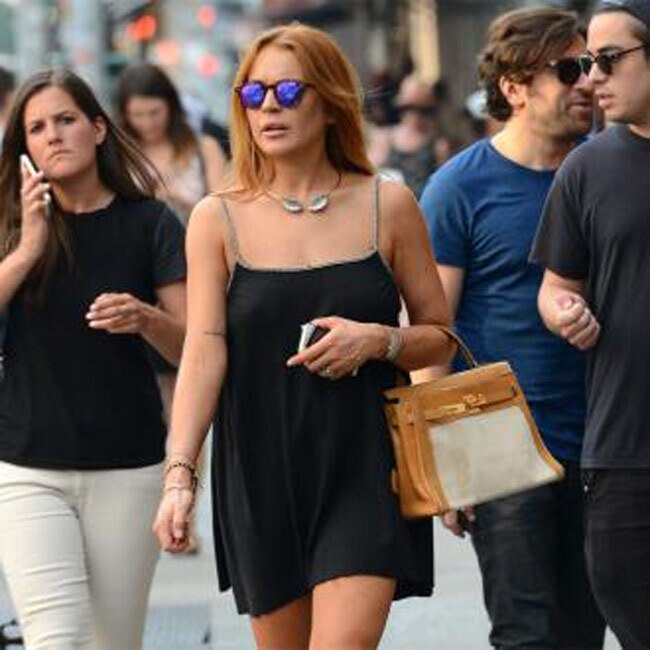 पॉप सिंगर लिंडसे लोहान की फाइल फोटो