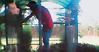 कुत्ते के दड़बे में बंद दलित युवक