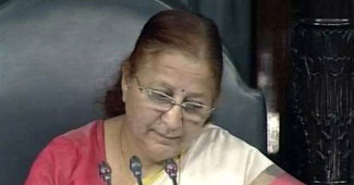 लोकसभा स्पीकर सुमित्रा महाजन