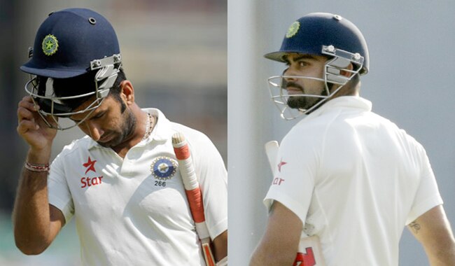 चेतेश्वर पुजारा और विराट कोहली