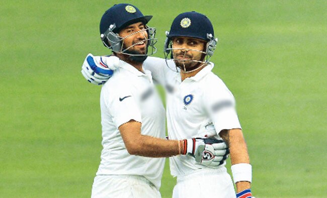 विराट कोहली और चेतेश्वर पुजारा की फाइल फोटो