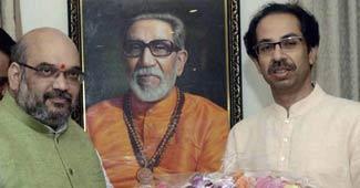 अमित शाह और उद्धव ठाकरे