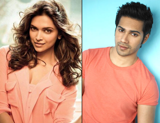 दीपिका पादुकोण और वरूण धवन