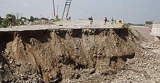 फाइल फोटोः कश्मीर बाढ़