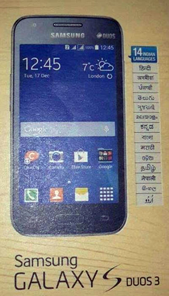 Samsung Galaxy S Duos 3