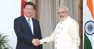 PM मोदी के साथ शी जिनपिंग