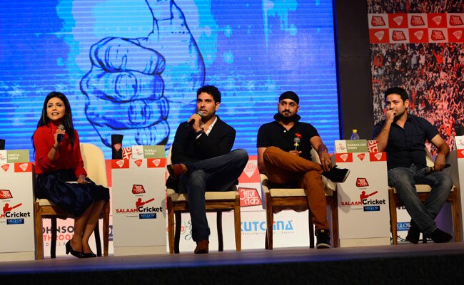 सलाम क्रिकेट कॉनक्लेव में युवराज सिंह, हरभजन सिंह और पीयूष चावला
