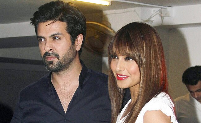 Actress Bipasha Basu with Actor Harman baweja