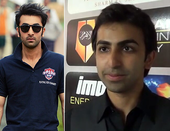 Snooker Player Pankaj Advani and Actor Ranbir kapoor