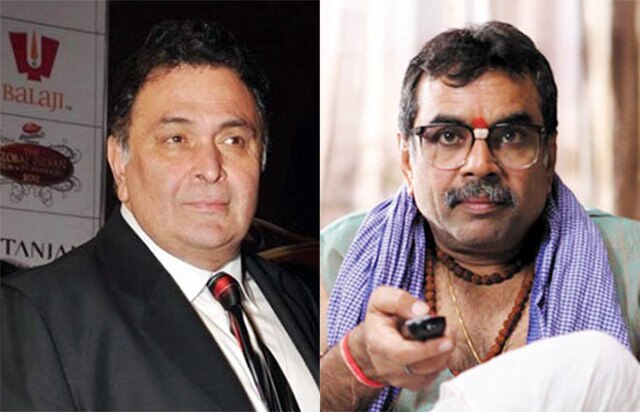 Actor Rishi Kapoor and Paresh rawal