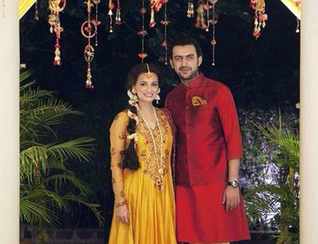 दीया मिर्जा और साहिल सांघा