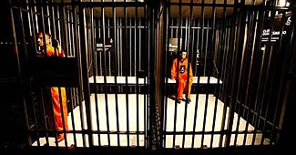 दुबई स्थित एक जेल की तस्वीर