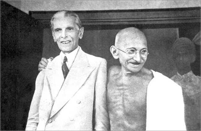 Mahatma Gandhi and Muhammad Ali Jinnah