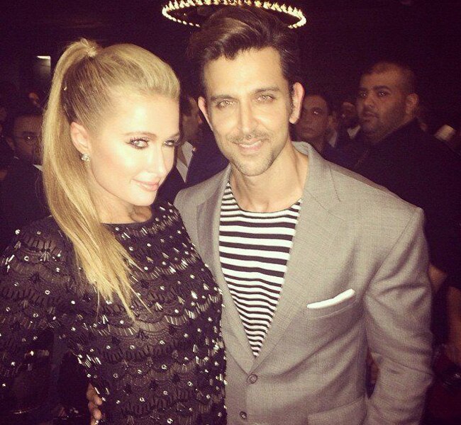 दुबई में पेरिस हिल्टन और रितिक रोशन