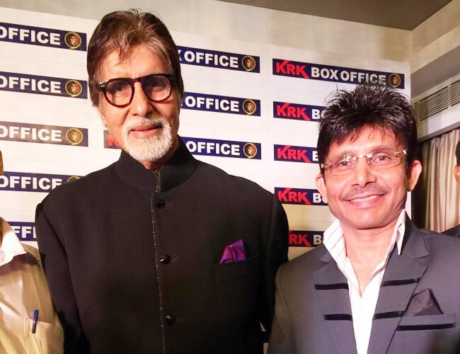 Actor Amitabh Bachchan and KRK
