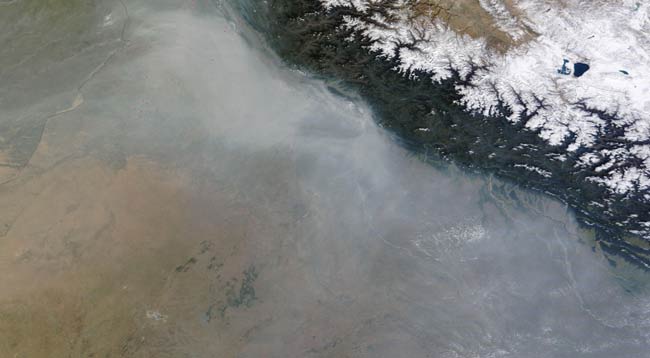 नासा सैटेलाइट द्वारा ली गई तस्वीर