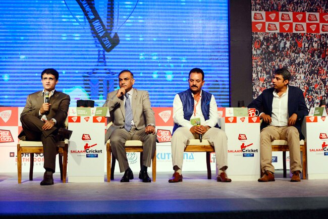 SalaamCricket कॉनक्लेव के दौरान सौरव गांगुली, आमिर सोहेल, मदन लाल और अजय जडेजा