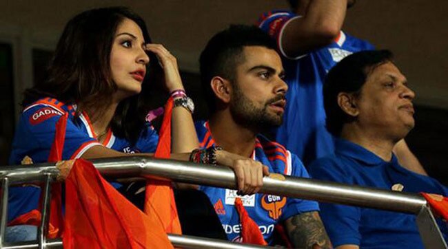 Actress Anushka Sharma and Virat kohli