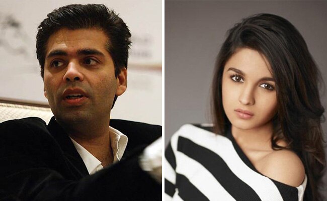 Allia Bhatt and Karan johar