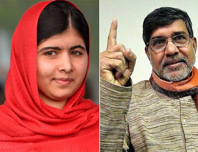 Malala Yousafzai and Kailash Satyarthi