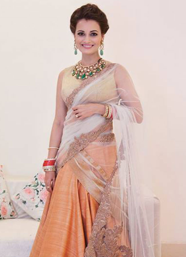 दीया मिर्जा ने बिजनेसमैन साहिल के साथ शादी की है