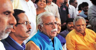 हरियाणा के मुख्यमंत्री मनोहर लाल खट्टर