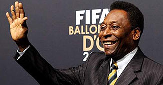 ब्राजील के महान फुटबॉलर पेले