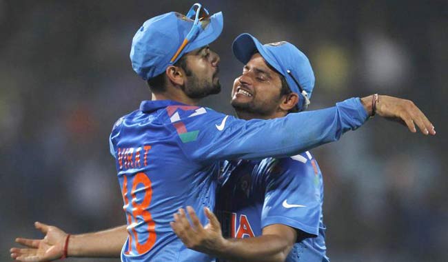 विराट कोहली और सुरेश रैना