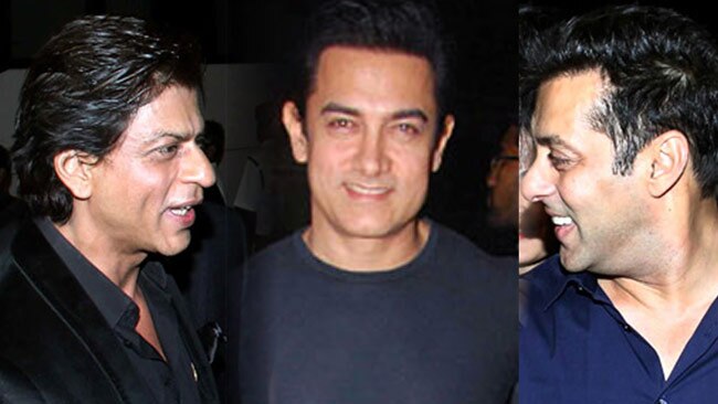 shah rukh khan, aamir khan and salman khan