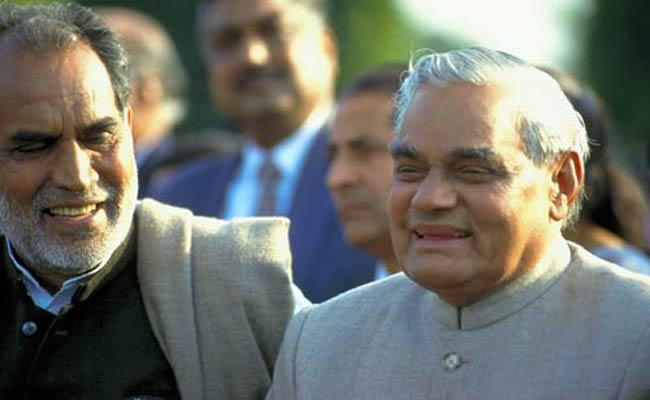 Atal Bihari Vajpayee with ChandraShekhar