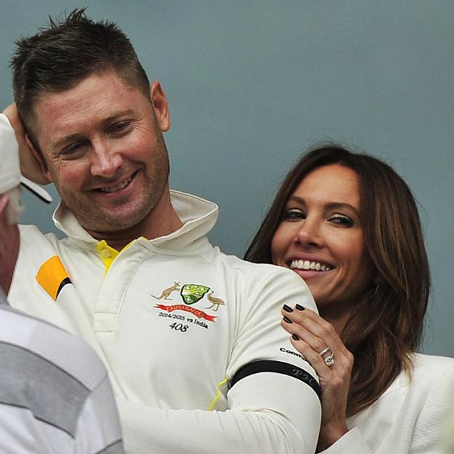 माइकल क्लार्क और उनकी पत्नी काइली