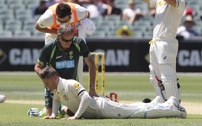 मैच के पहले दिन रिटायर्ड हर्ट हुए क्लार्क