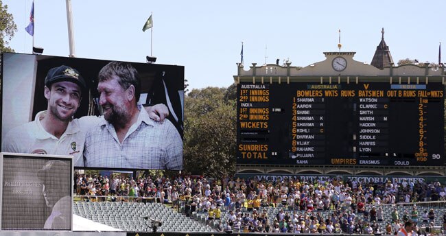 फिलिप ह्यूज को श्रद्धांजलि