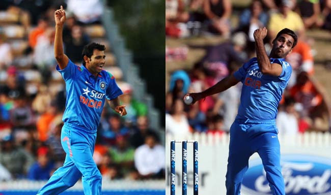 मोहम्मद शमी और भुवनेश्वर कुमार