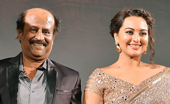 Rajnikant and Sonakshi sinha