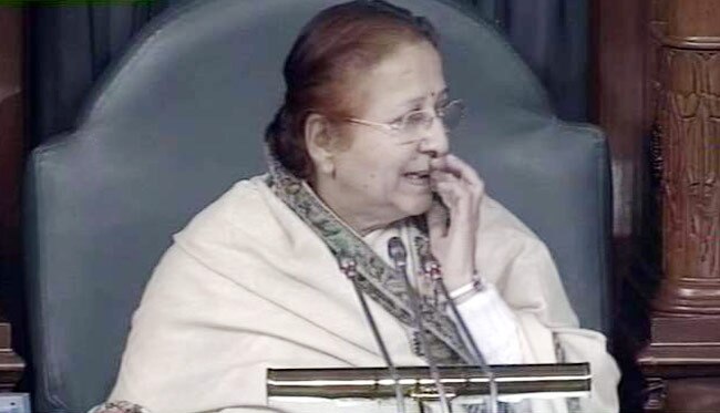 लोकसभा अध्यक्ष सुमित्रा महाजन