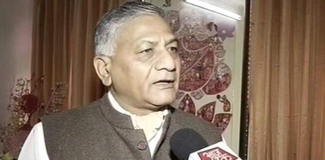 केंद्रीय मंत्री जनरल वीके सिंह