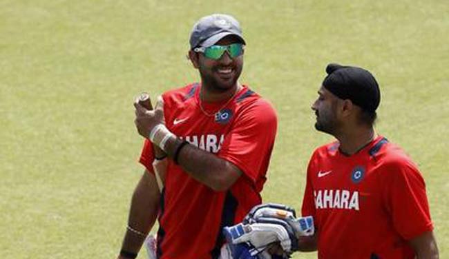 File photo: युवराज सिंह और हरभजन सिंह