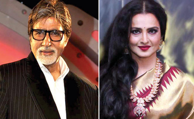 Amitabh Bachchan and Rekha