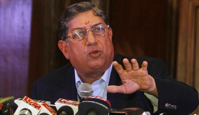 एन श्रीनिवासन (फाइल फोटो)