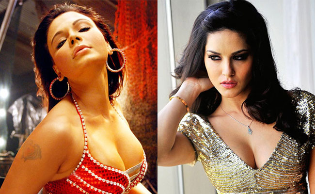 Rakhi Sawant and Sunny Leone