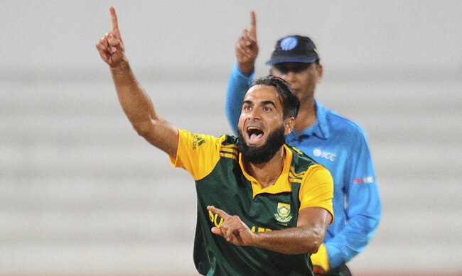 इमरान ताहिर ने झटके तीन विकेट