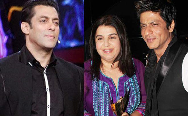 फराह खान के साथ शाहरुख और सलमान