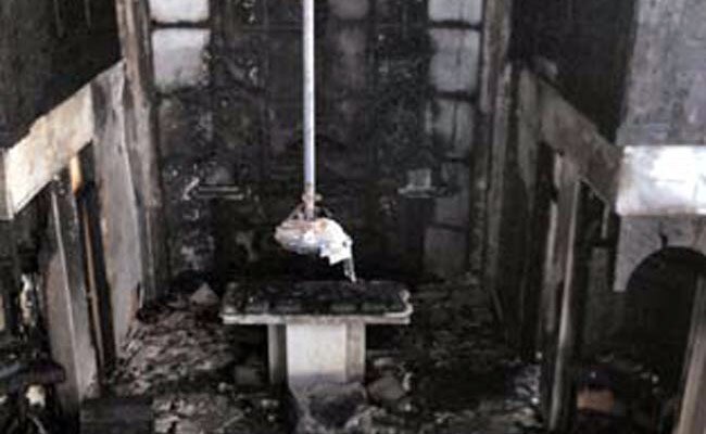 दिलशाद गार्डन में खाक हुआ चर्च (फाइल फोटो)