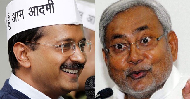 nitish kumar supports arvind kejriwal