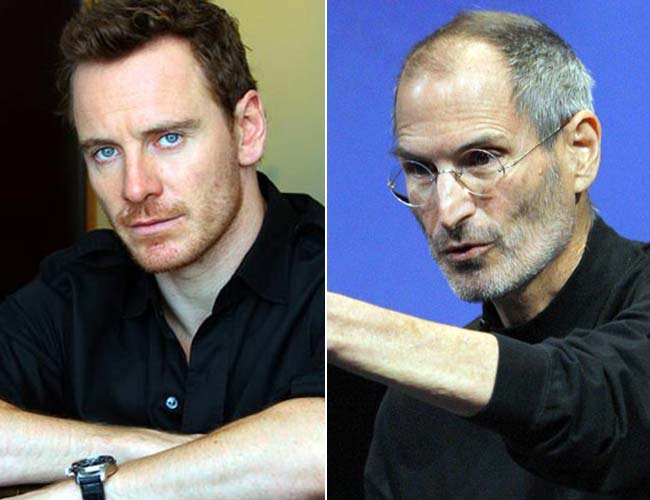 Steve jobs and Michael Fassbender